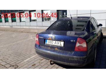 VOLKSWAGEN Passat, ehitusaasta 2002, reg.nr 080AVL. VÕTMED PUUDUVAD!