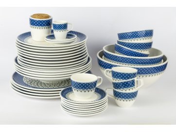 Sinise äärega serviis Villeroy & Boch