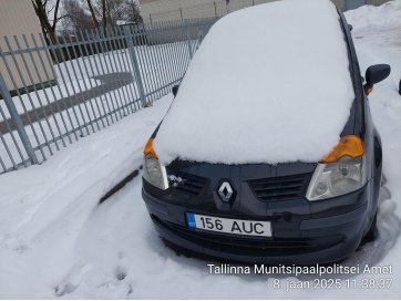 Renault Modus 2005, reg.nr 156AUC, Võtmed puuduvad