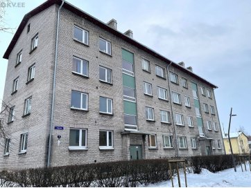 2-toaline korter (40 m2) asukohaga Valga linn, Sõpruse tn 1